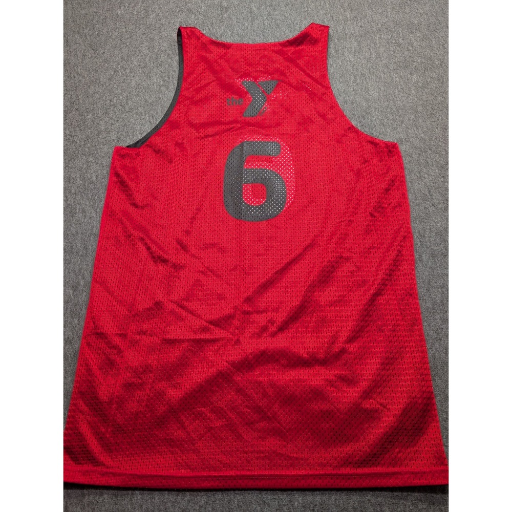 Alleson Athletic NBA Atlanta Hawks Reversible Mesh Jersey Black Red Mens Medium - Picture 11 of 11